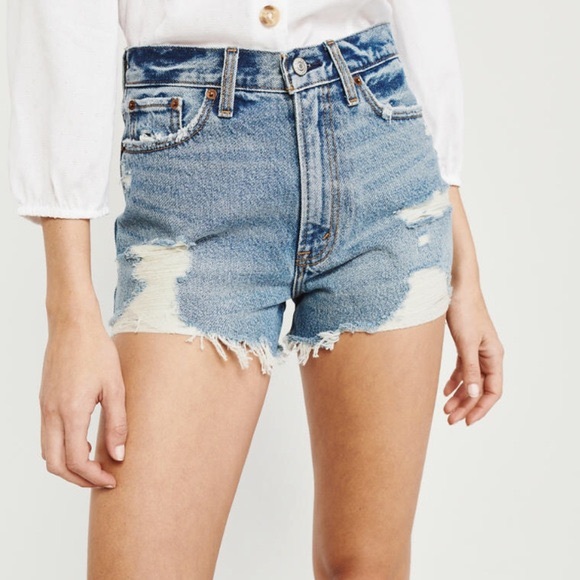 abercrombie annie high rise shorts